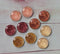 Handmade Round Photo Glass Cabachon Glitter A227