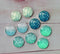 Handmade Round Photo Glass Cabachon Glitter A38