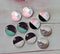 Handmade Round Photo Glass Cabachon Texture Two-color A56