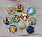 Handmade Round Photo Glass Cabochon A580