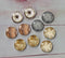 Handmade Round Photo Glass Cabachon Wood grain annual ring A58