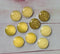 Handmade Round Photo Glass Cabachon powder flash A65