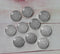 Handmade Round Photo Glass Cabachon powder flash A67