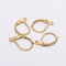 50pcs Stainless Steel Earring Wires,Surgical Stainless Steel Leverback Ear WireEar Wire Earring Hooks,Hypoallergenic Spring Earring Finding