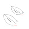 50pcs Stainless Steel French Ear Hooks V Shape DIY Fashion