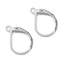 50pcs Stainless Steel Earring Wires,Surgical Stainless Steel Leverback Ear WireEar Wire Earring Hooks,Hypoallergenic Spring Earring Finding