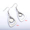 10pcs 5 pairs stainless steel hanging earring base setting 10mm diameter cameo cabochon blank bezel DIY earring hooks findings