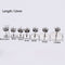 100pcs stainless steel Earring Flat Stud with 3MM 4MM 5MM 6MM 8MM 10MM 12mm Pad - earrings Settings base -Earring Stud, Earring Blank