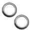 4pcs stainless Locket 30mm Bezel Pendant blank Settings Pendant base trays