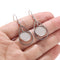 10pcs Surgical Stainless Steel DIY kit Bezel Earring Studs Settings,Earrings Blanks
