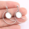 10pcs Surgical Stainless Steel DIY kit Crescent Bezel Earring Studs Settings,Earrings Blanks Base