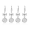 20pcs Surgical Stainless Steel Bezel Earring Studs Settings, Earrings Blanks,Earrings Base