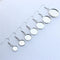 20pcs Surgical Stainless Steel Bezel Earring Studs Settings, Earrings Blanks,Earrings Base wholesale