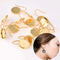 20pcs Earrings Blanks wholesale, stainless steel french Gold earwires hooks 6mm -25mm French Earwires Hook With Round Pad