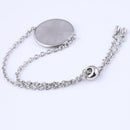 10pcs 8-25mm stainless steel bracelet Base Round Setting, bracelet blank,Bezel bracelet blanks, Blank Bezel Link Photo Charm Bracelet