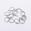 50pcs Stainless Steel Earring Wires,Surgical Stainless Steel Leverback Ear WireEar Wire Earring Hooks,Hypoallergenic Spring Earring Finding