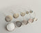 20-100pcs Earrings Blanks wholesale, stainless steel french earwires hooks 6mm -25mm French Earwires Hook With Round Pad