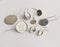 20-100pcs Earrings Blanks wholesale, stainless steel french earwires hooks 6mm -25mm French Earwires Hook With Round Pad