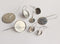 20-100pcs Earrings Blanks wholesale, stainless steel french earwires hooks 6mm -25mm French Earwires Hook With Round Pad