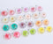 10pcs Resin Pressed flower Cabochons,Real dried flowers Cabochons