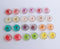 10pcs Resin Pressed flower Cabochons,Real dried flowers Cabochons