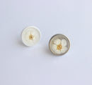 10pcs Resin Pressed flower Cabochons,Real dried flowers Cabochons