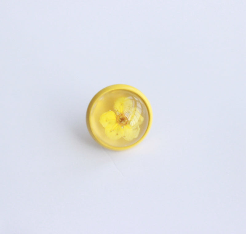 10pcs Resin Pressed flower Cabochons,Real dried flowers Cabochons