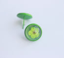 10pcs Resin Pressed flower Cabochons,Real dried flowers Cabochons