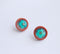 10pcs Resin Pressed flower Cabochons,Real dried flowers Cabochons