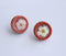 10pcs Resin Pressed flower Cabochons,Real dried flowers Cabochons