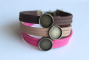 10pcs bracelet blanks,10-20mm Bracelet Settings, Bezel Bangle Bracelet Bases