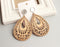 10pcs wood Bezel Earring Studs, Base with Loop Earring Blanks, Bezel earring Blanks,Stainless Steel wood Earrings Settings