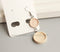10pcs wood 12+20mm Bezel Earring Studs,  Earring Blanks, Stainless Steel wood Earrings Settings Base