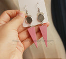 10pcs wood 12mm Bezel Earring Studs,  Earring Blanks, Stainless Steel wood Earrings Settings Base