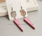 10pcs wood 12mm Bezel Earring Studs,  Earring Blanks, Stainless Steel wood Earrings Settings Base