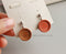 20pcs Stainless Steel wood Earrings Blanks,wood Earrings Base Settings