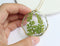 1pcs Handmade Leaves pressed flower pendant necklace jewelry