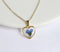 1pcs Handmade Heart  pressed flower pendant jewelry