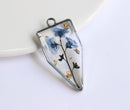 1pcs Handmade pressed flower pendant jewelry