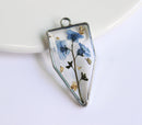 1pcs Handmade pressed flower pendant jewelry