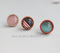 20pcs Stainless Steel wood Earrings Blanks,wood Earrings Base Settings