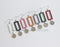 10pcs wood rectangle Bezel Earring Studs, Earring Blanks, Bezel earring Blanks,Stainless Steel wood Earrings Base Settings