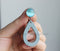20pcs wood Bezel Earring Studs Blanks