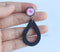 20pcs wood Bezel Earring Studs Blanks