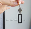 10pcs wood rectangle Bezel Earring Studs, Earring Blanks, Bezel earring Blanks,Stainless Steel wood Earrings Base Settings