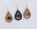 10pcs wood Bezel Earring Studs Blanks