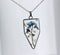 1pcs Handmade Gold leaf pressed flower pendant jewelry