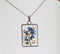 1pcs   pressed flower pendant necklace, Real dried flower jewelry wholesale