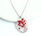 1pcs  Handmade Resin pressed flower pendant necklace