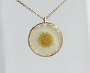 1pcs Handmade Pressed flower jewelry pendant necklace
